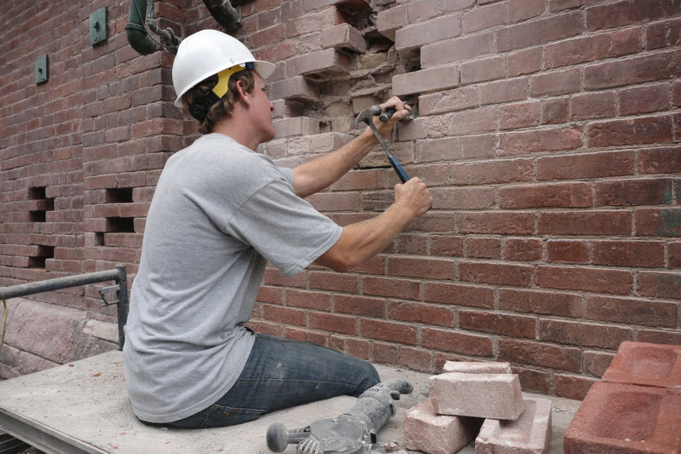 Brick repair in Santa Maria, CA