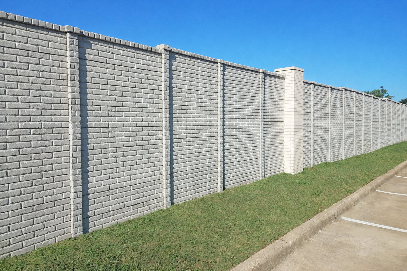 Concrete block walls
