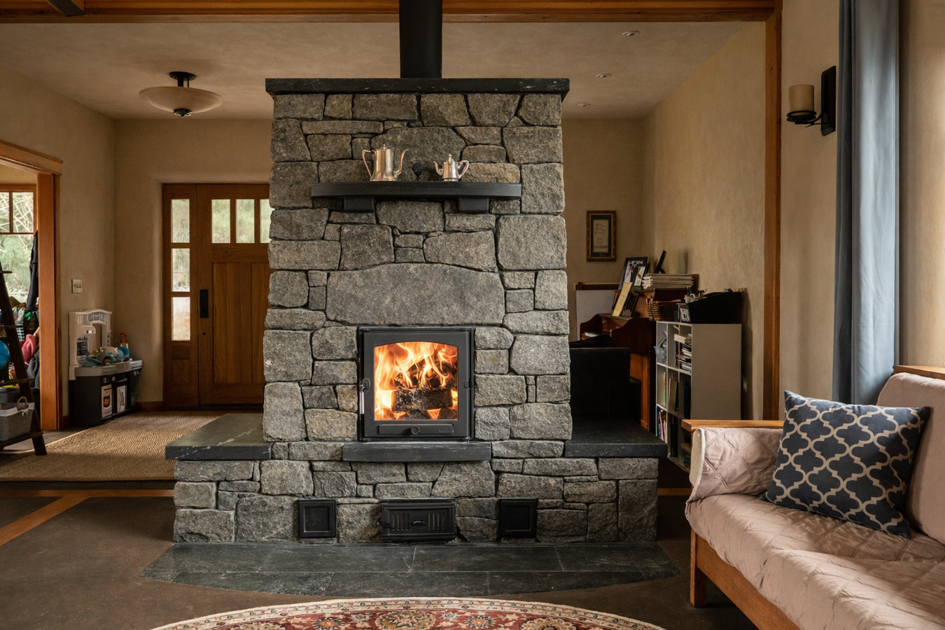 Fireplace installation in Santa Maria, CA